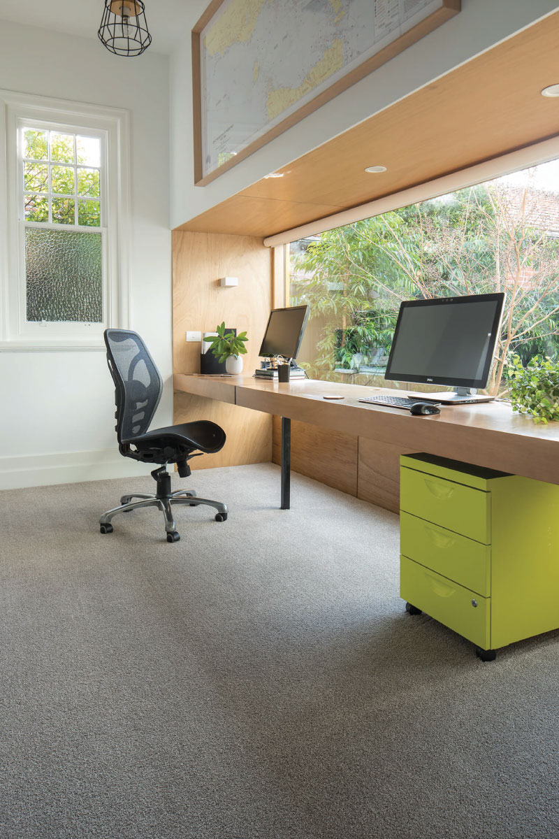 Commercial carpet tiles and flooring installation in Melbourne office space