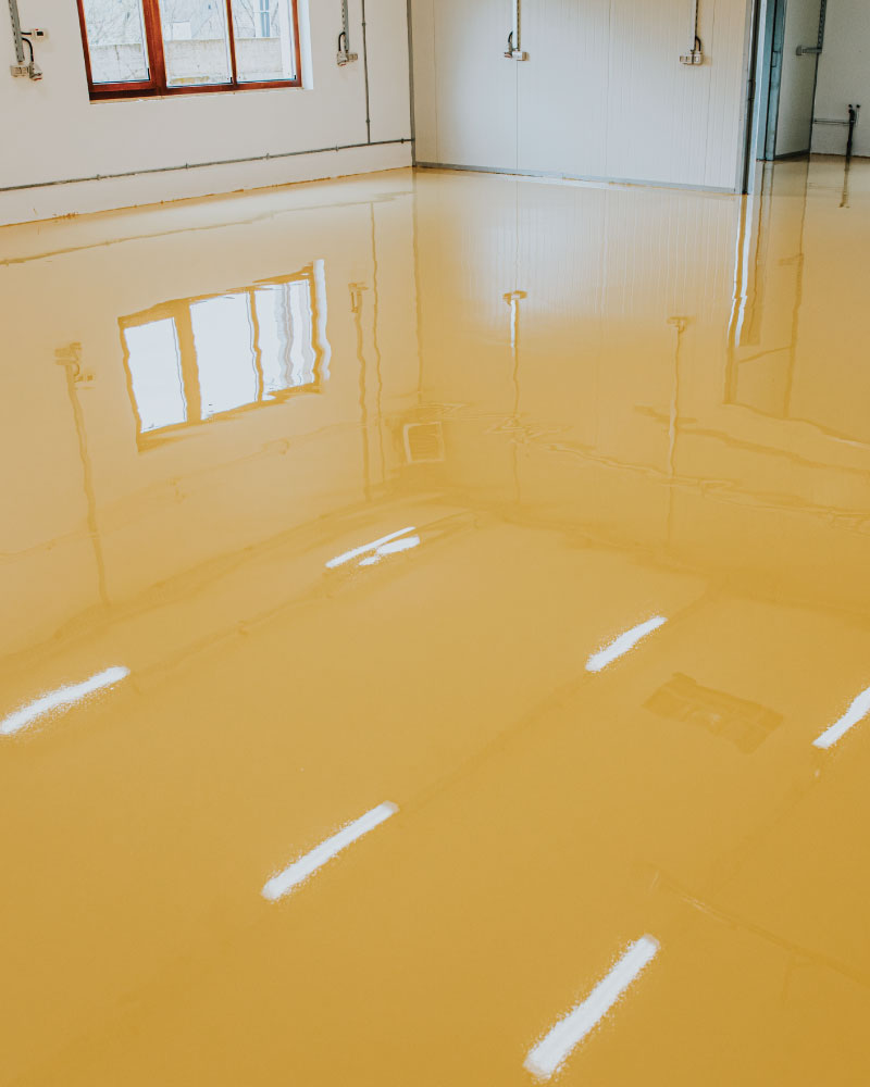 Durable commercial epoxy flooring resistant to stains, mould and odour in Australia