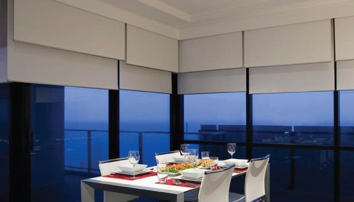 Roman blinds in Melbourne - variety of colours and fabrics