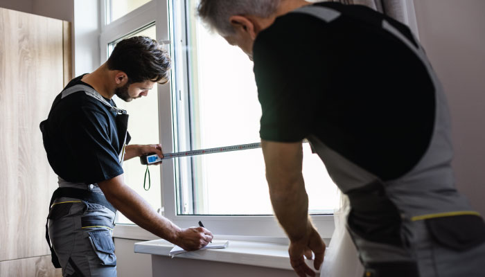 Custom window blinds installation by Delta Carpets, Vinyls & Blinds in Melbourne